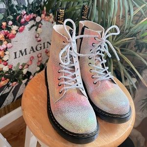 Rainbow silver 1460 Pascal J Doc Martens